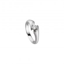Weißgold Ring CALLA mit Brillant von Schaffrath bei Juwelier Fridrich in München