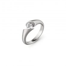Weißgold CALLA Solitär Ring von Schaffrath bei Juwelier Fridrich in München