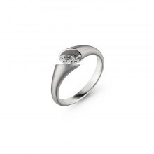 CALLA Solitär Ring Navette von Schaffrath bei Juwelier Fridrich in München