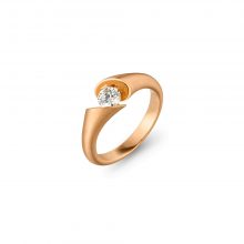 Roségold CALLA Solitär Ring von Schaffrath bei Juwelier Fridrich in München
