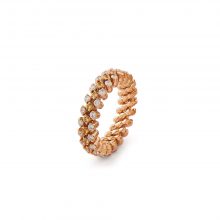 Brevetto Roségold Multi Size Ring mit Brillanten und Saphiren von Serafino Consoli bei Juwelier Fridrich in München