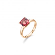 Roségold Ring "Colour Square" mit Rubellit von Atelier Fridrich bei Juwelier Fridrich in München