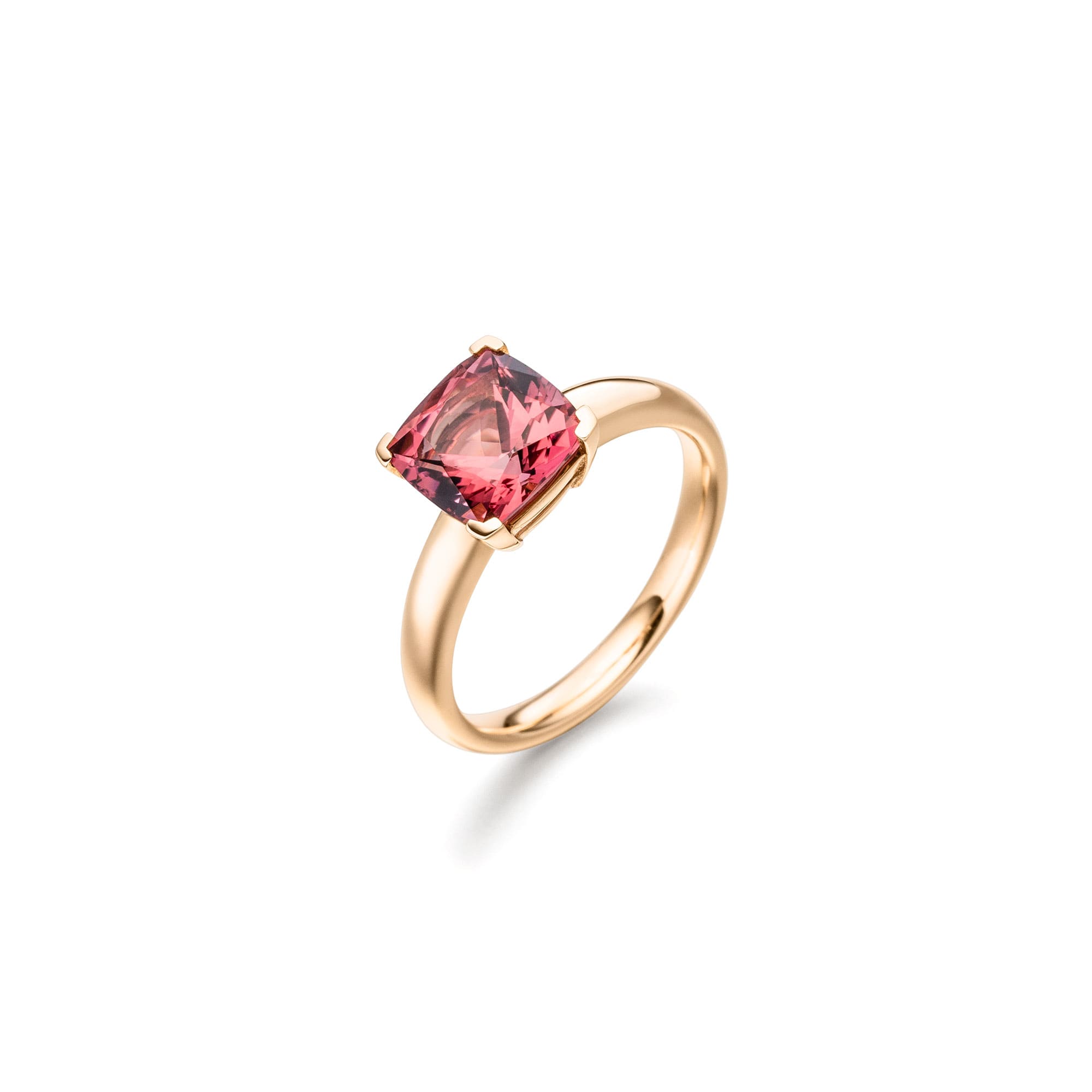 Roségold Ring "Colour Square" mit Rubellit von Atelier Fridrich bei Juwelier Fridrich in München