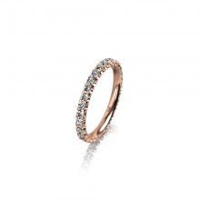Roségold Memoire Ring mit Brillanten vollausgefasst von Meister bei Juwelier Fridrich in München