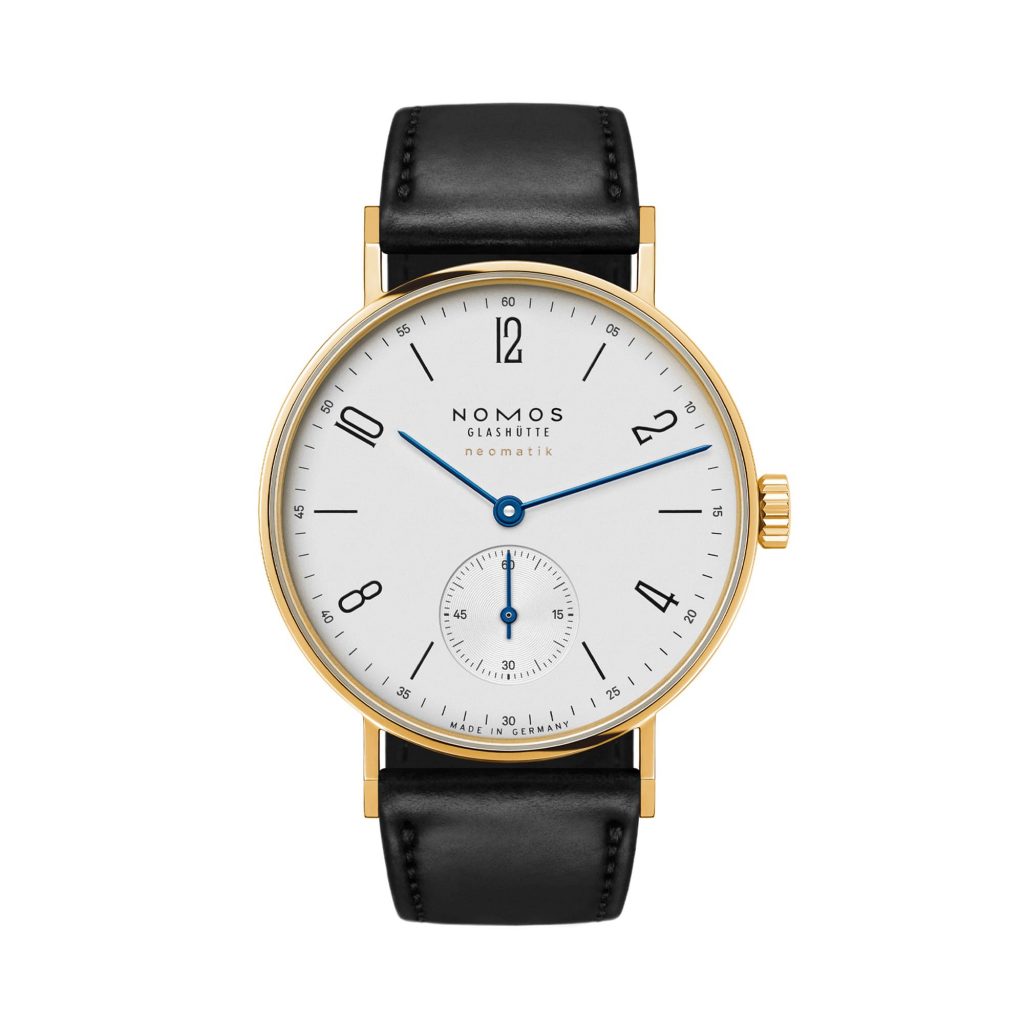 Tangente Gold neomatik von NOMOS Glashütte bei Juwelier Fridrich in München