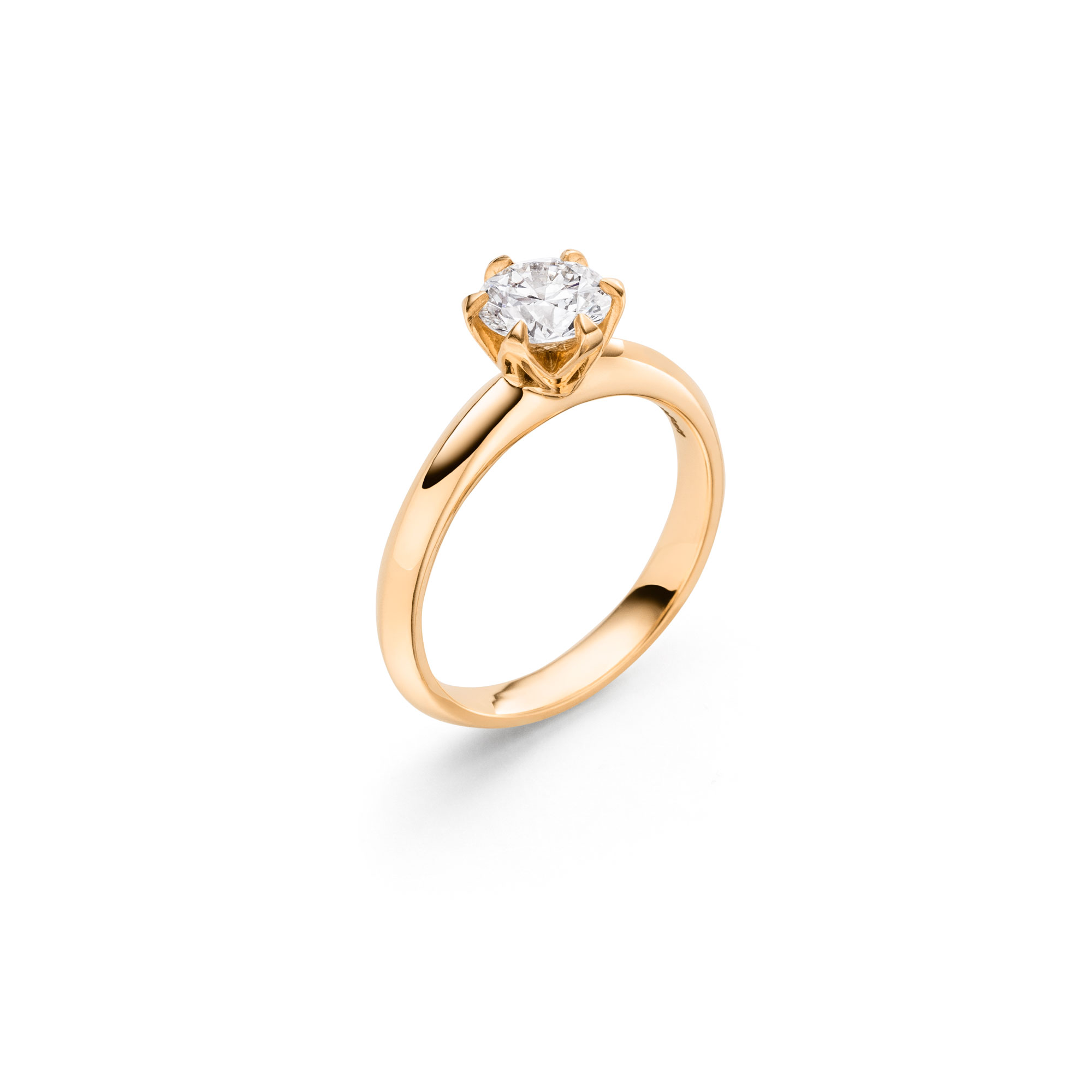 Roségold Ring "Fridrich Solitär" mit Brillant von Atelier Fridrich bei Juwelier Fridrich in München