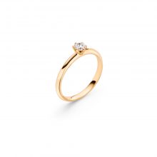 Roségold Ring "Fridrich Solitär" mit Brillant von Atelier Fridrich bei Juwelier Fridrich in München