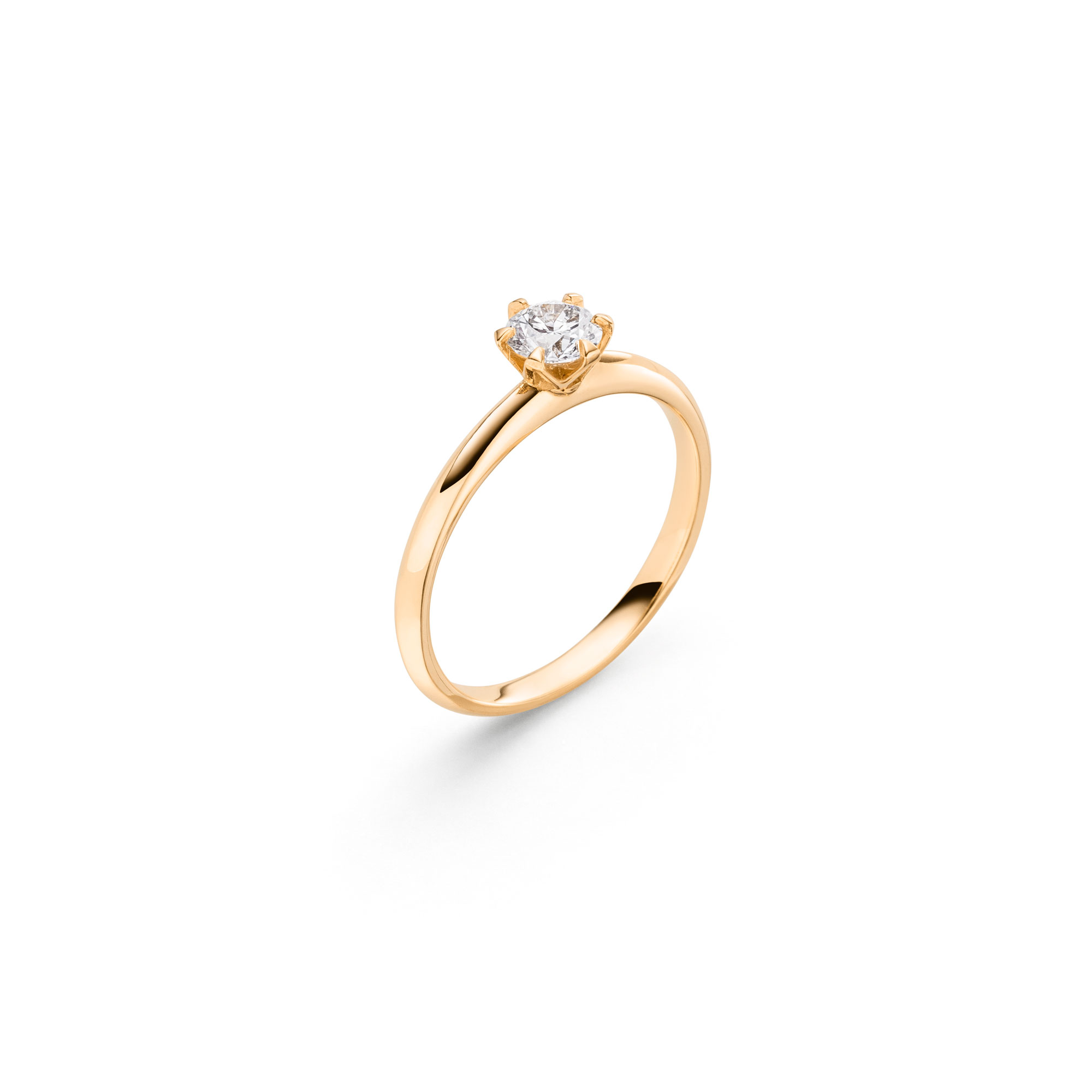 Roségold Ring "Fridrich Solitär" mit Brillant von Atelier Fridrich bei Juwelier Fridrich in München