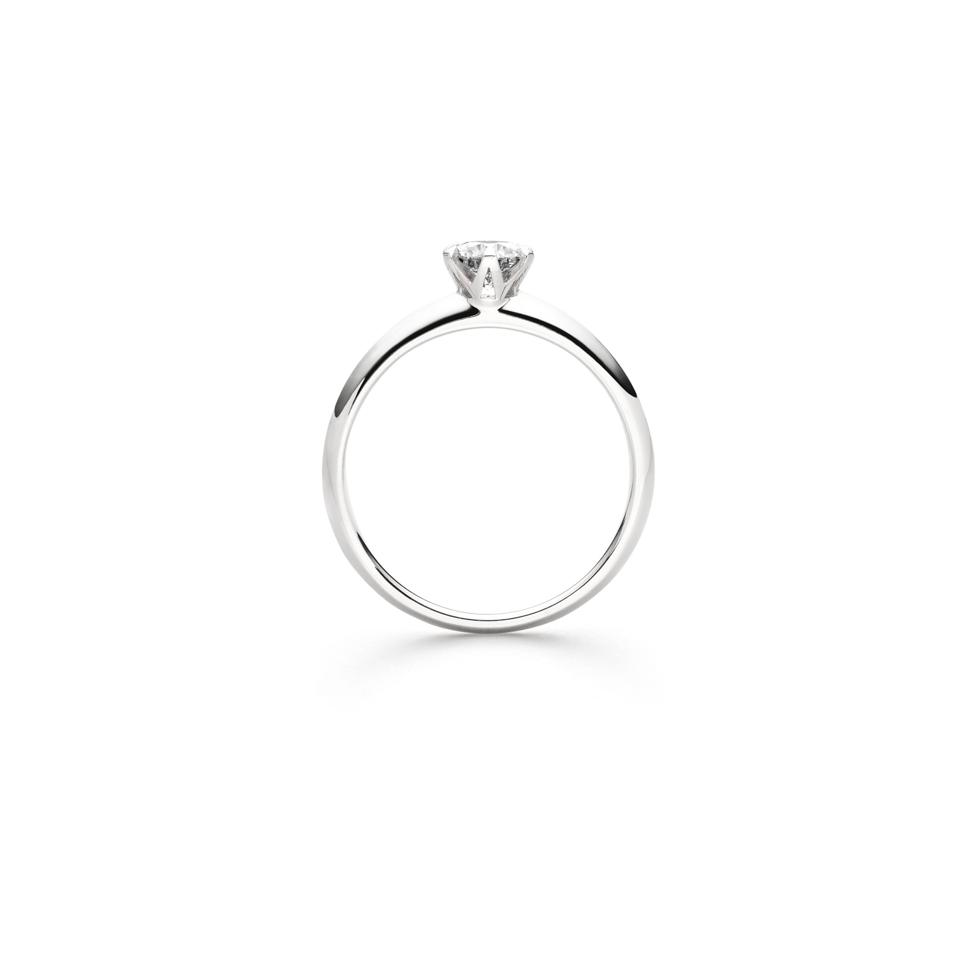 Platin Ring "Fridrich Solitär" mit Brillant