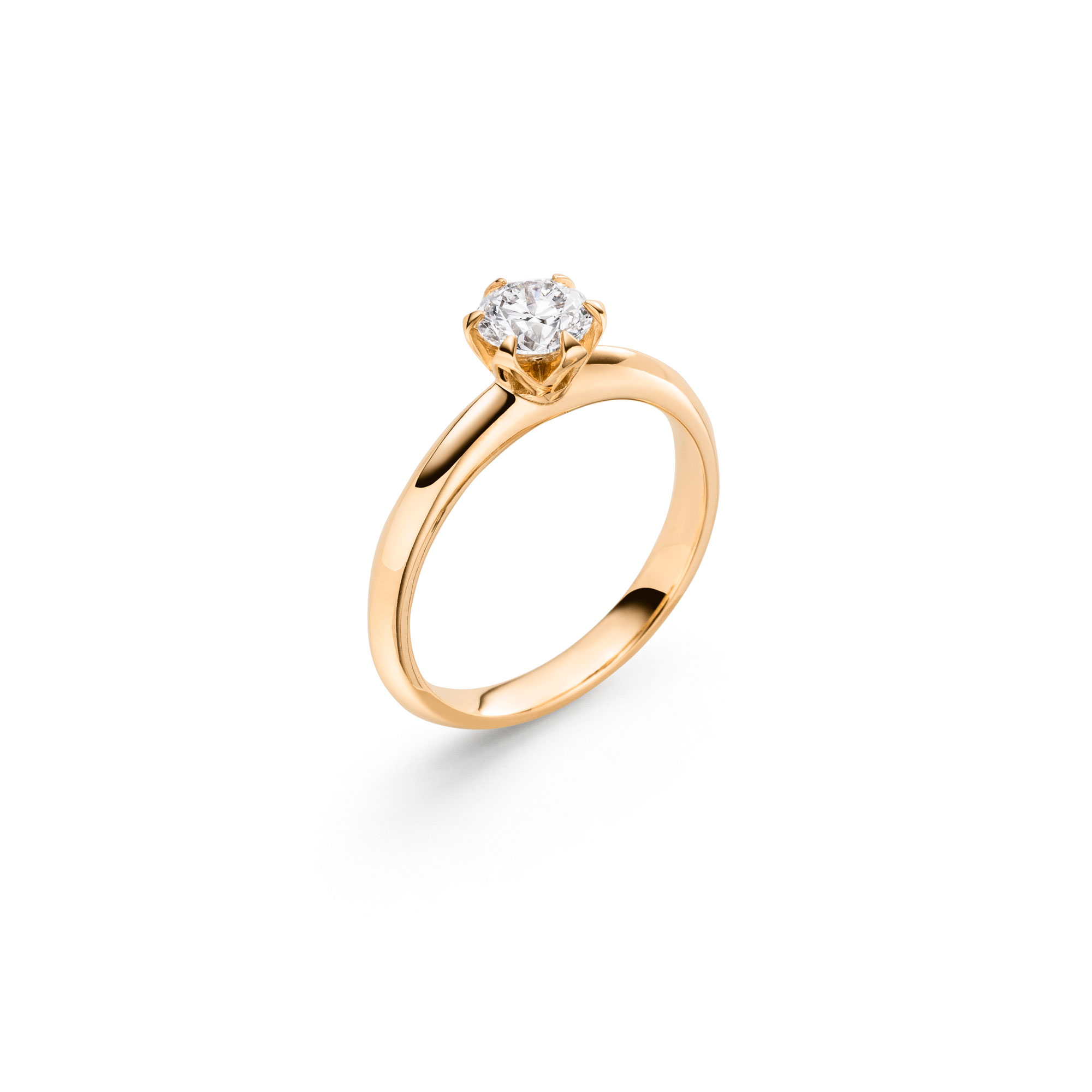 Roségold Ring "Fridrich Solitär" mit Brillant von Atelier Fridrich bei Juwelier Fridrich in München