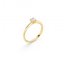 Gelbgold Ring "4-You" mit Brillant von Atelier Fridrich bei Juwelier Fridrich in München