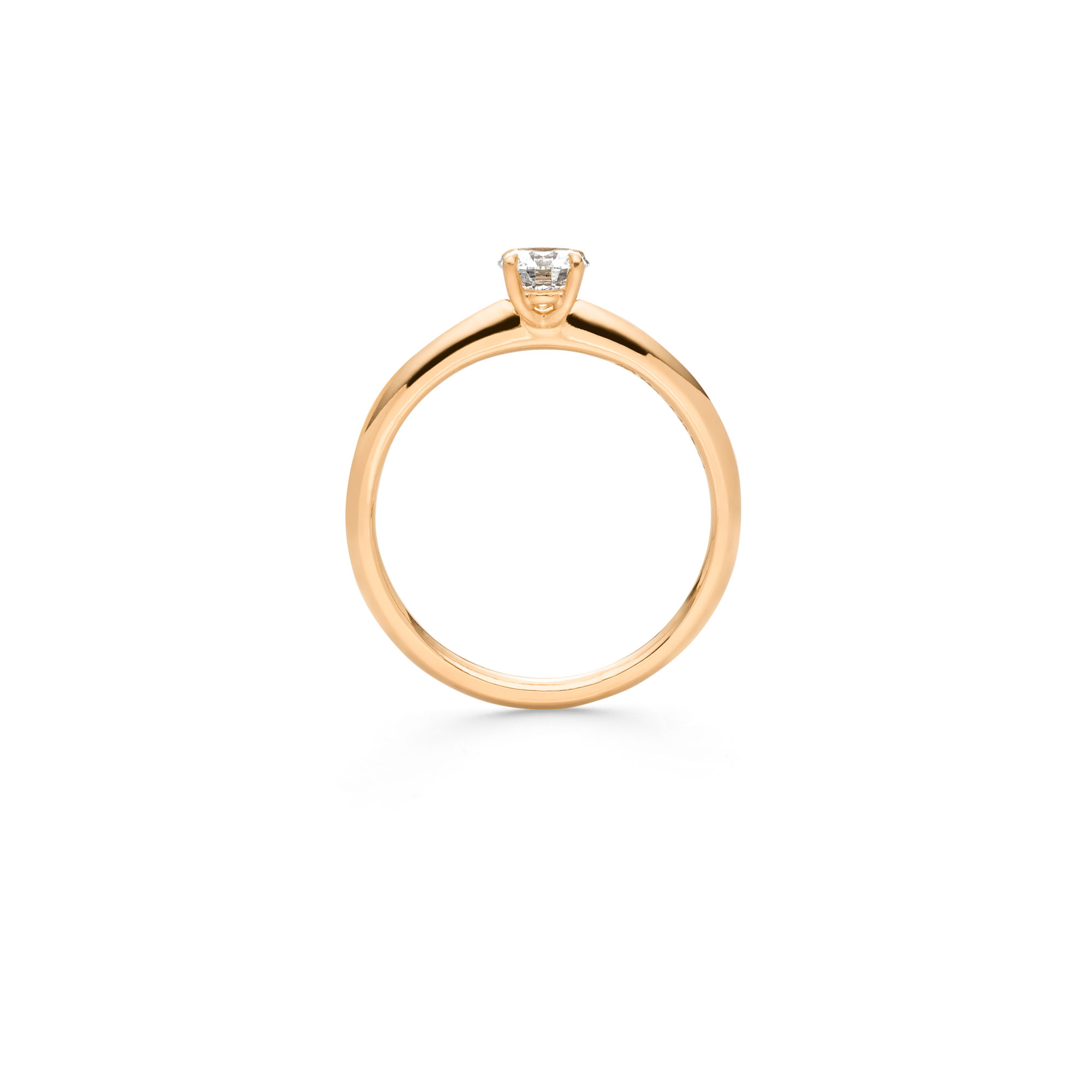 Roségold Ring "4-You" mit Brillant