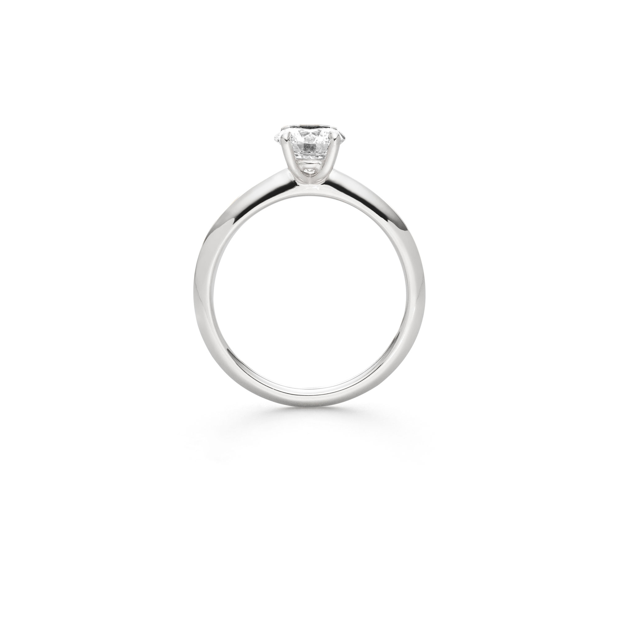 Platin Ring "4-You" mit Brillant