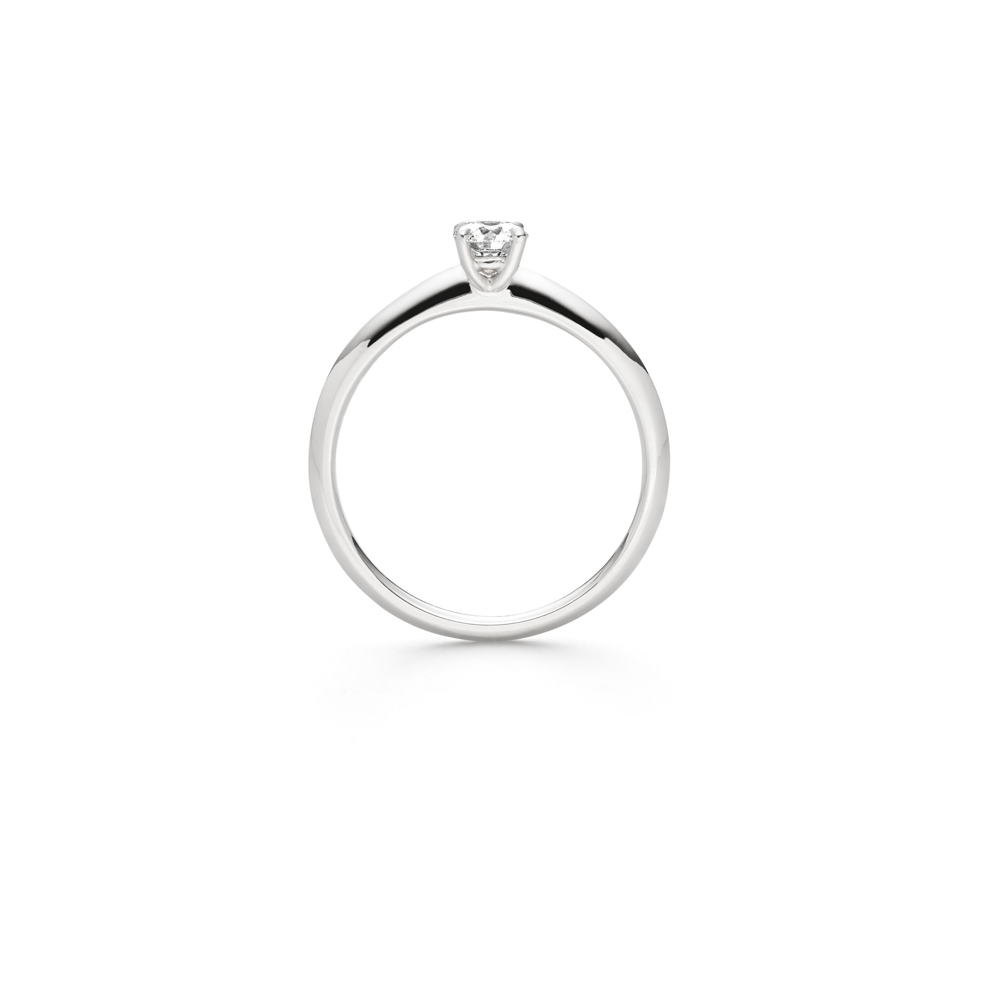 Platin Ring "4-You" mit Brillant