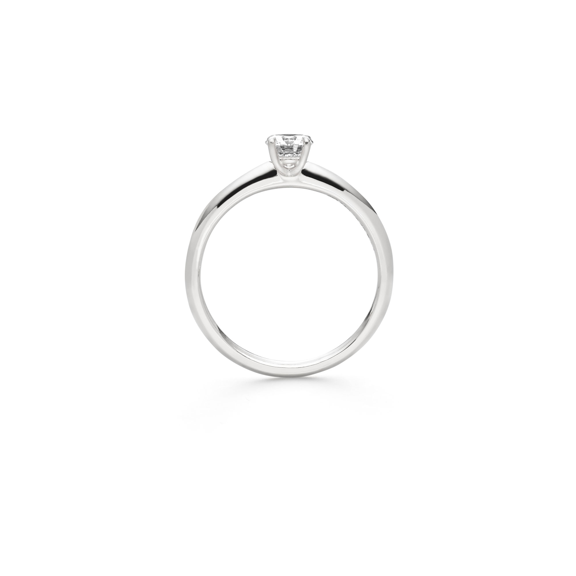 Platin Ring "4-You" mit Brillant