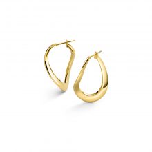 Gelbgold Creolen gedreht von Clioro bei Juwelier Fridrich in München