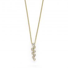 Gelbgold Anhänger mit Diamanten (ohne Kette) von Cocktail bei Juwelier Fridrich in München