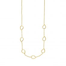 Gelbgold Kette mit Tropfen Elementen von Elaine Firenze bei Juwelier Fridrich in München