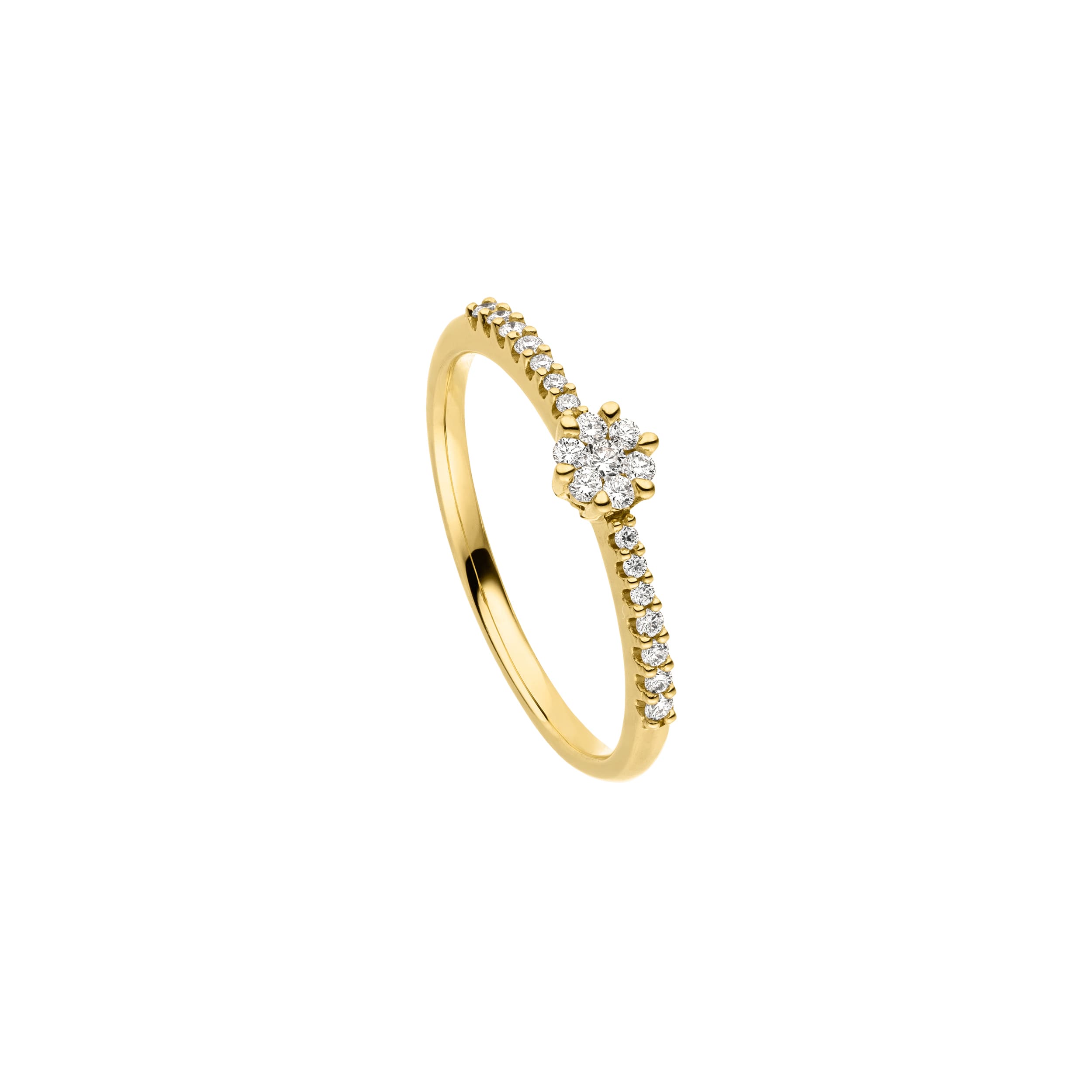 Gelbgold Ring mit Diamanten von Giloy bei Juwelier Fridrich in München