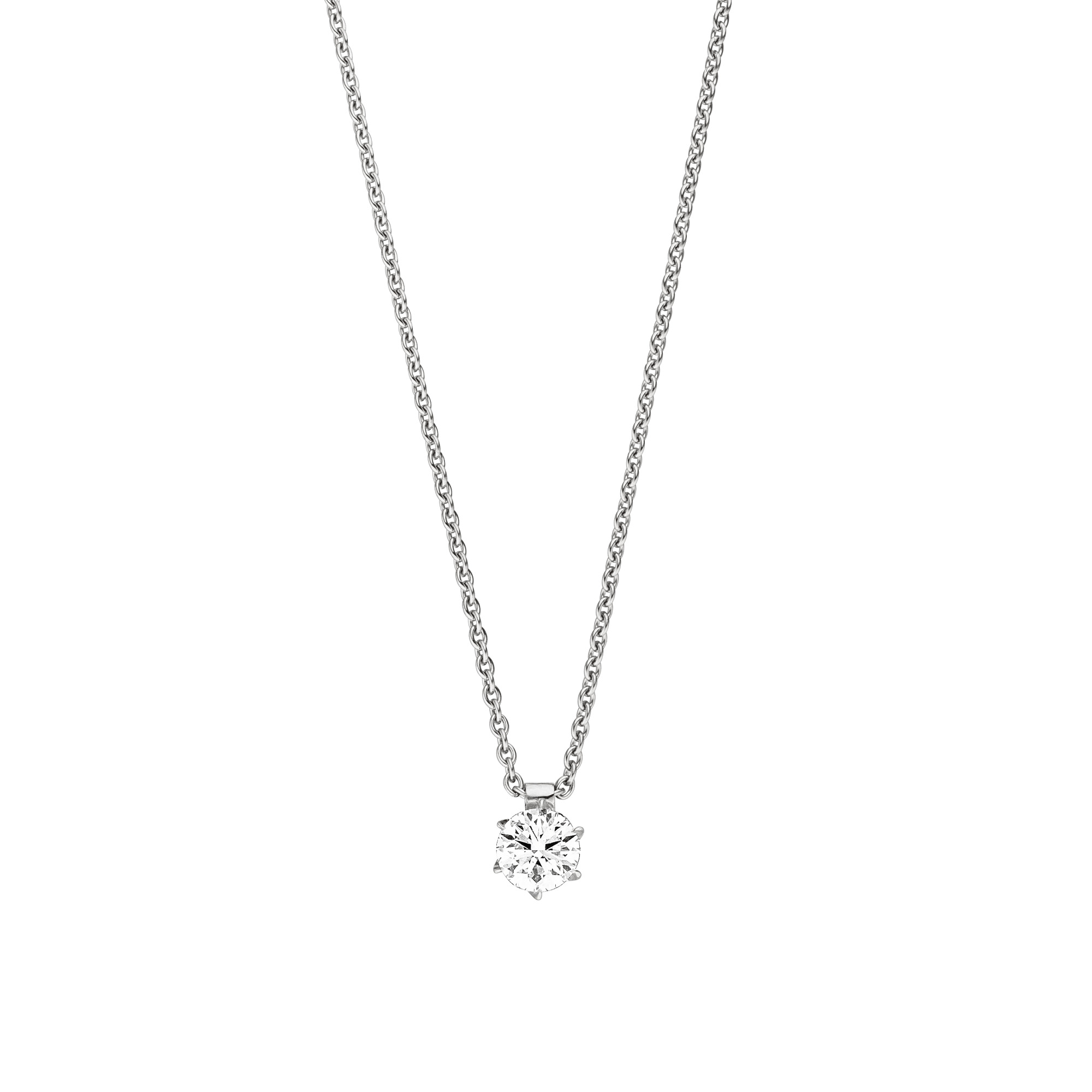 Weißgold Brillant Collier "Flame" von Hans D. Krieger bei Juwelier Fridrich in München