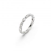 Weißgold Ring mit Diamanten in Fantasieschliffen und Brillanten von Hans D. Krieger bei Juwelier Fridrich in München