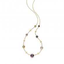 Gelbgold Collier mit buten Farbsteinen von Paukner bei Juwelier Fridrich in München