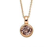 Roségold Collier mit rosa Morganit von Philipp Reuter bei Juwelier Fridrich in München