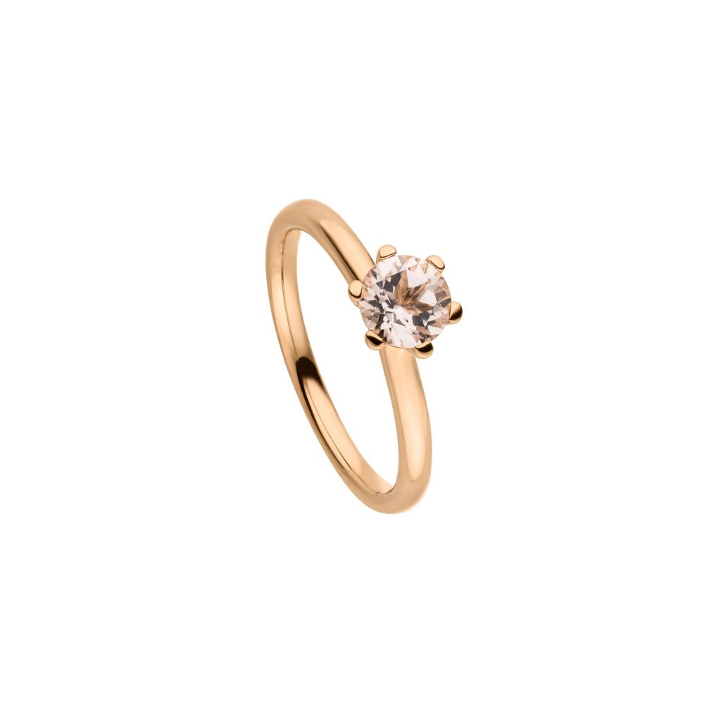 Roségold Ring mit rosa Morganit von Richard Hans Becker bei Juwelier Fridrich in München