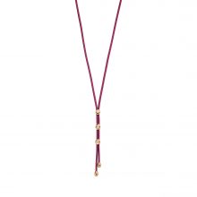 Roségold "Colotaire" Collier mit Diamanten und Leder von Schaffrath bei Juwelier Fridrich in München