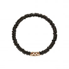 Flexibles Keramikband mit Roségold und Diamanten von Silhouette bei Juwelier Fridrich in München