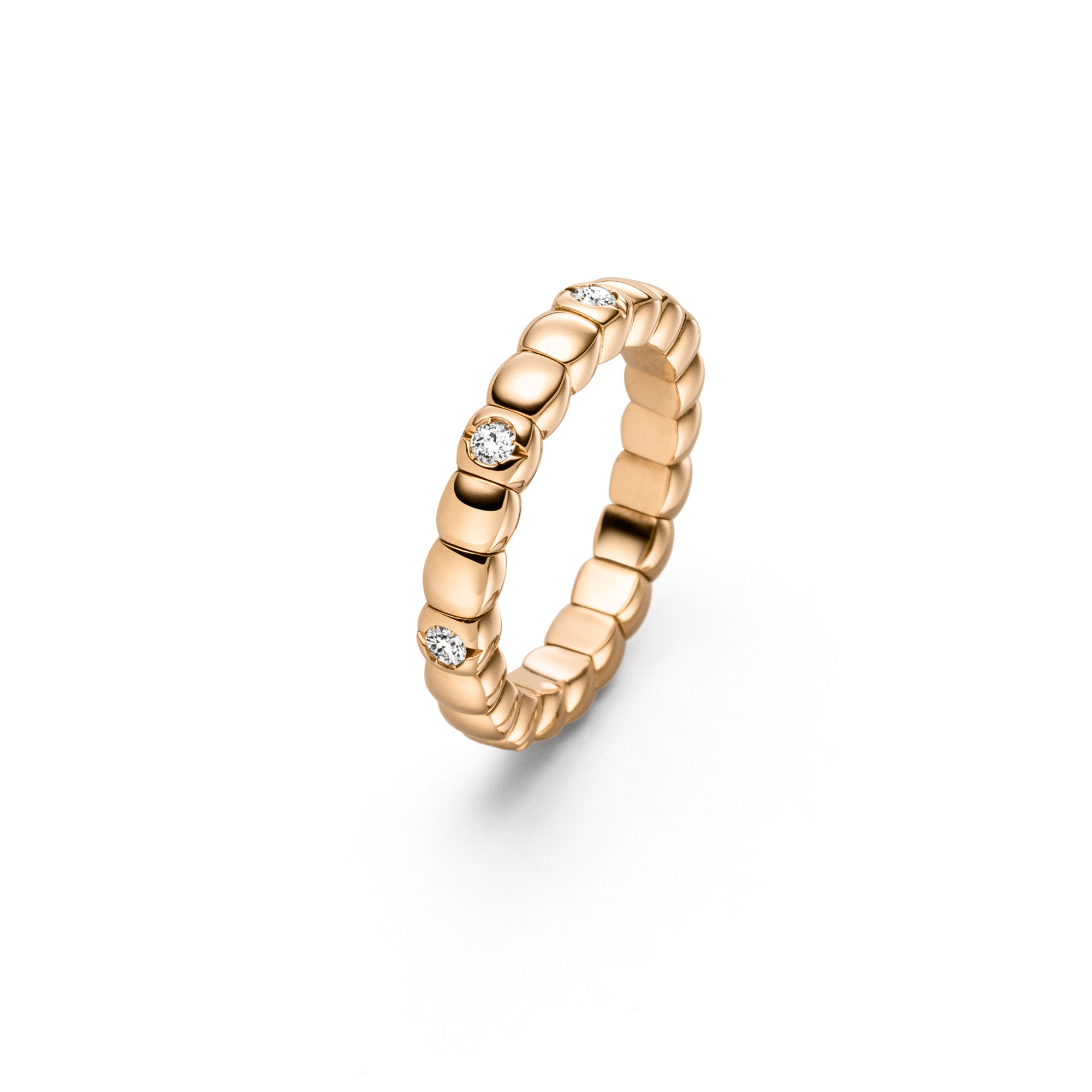 Roségold Ring mit Diamanten von Silhouette bei Juwelier Fridrich in München