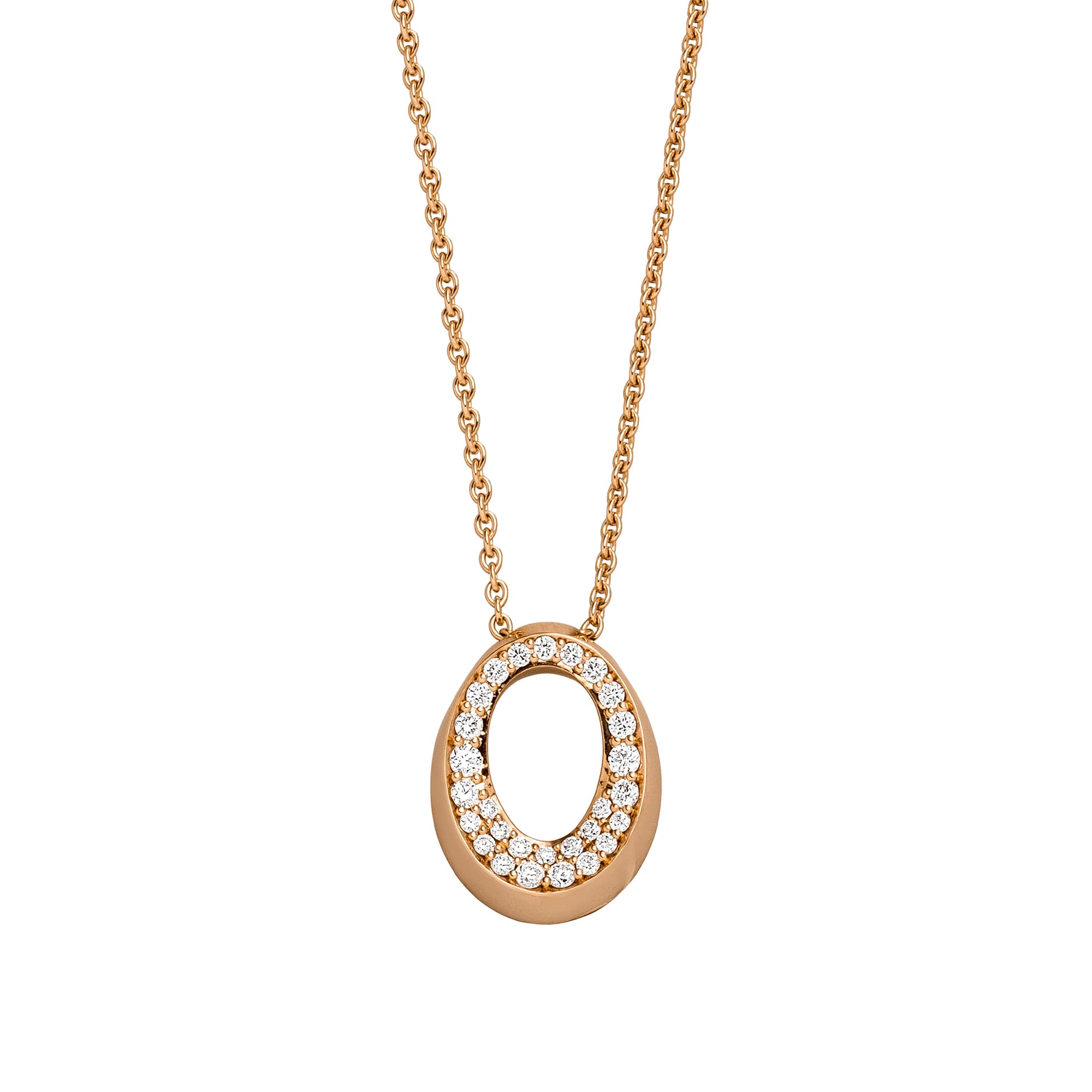 Roségold Collier mit Diamanten von Wurster bei Juwelier Fridrich in München