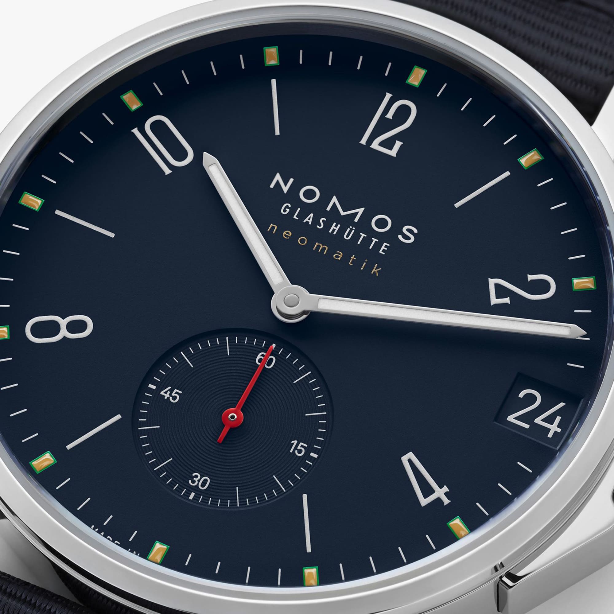NOMOS Glashütte Ahoi neomatik 38 Datum Atlantik bei Juwelier Fridrich in München