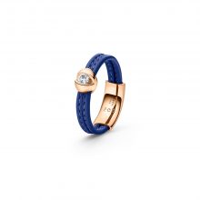Roségold Colortaire Ring in Denim Blau mit Diamanten von Schaffrath bei Juwelier Fridrich in München