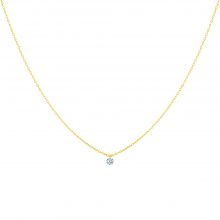 Collier mit Solitäranhänger von La Brune et La Blonde bei Juwelier Fridrich in München