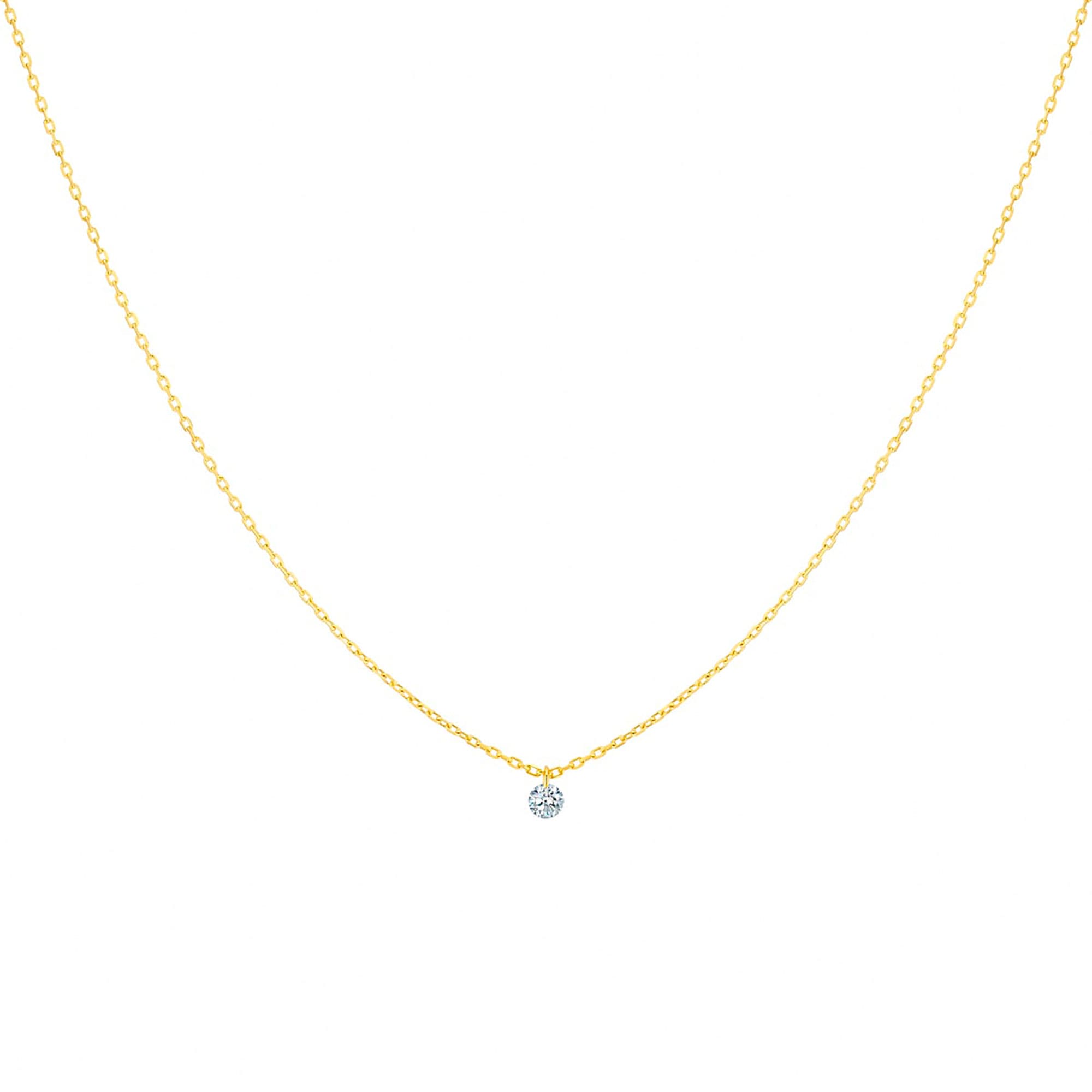 Collier mit Solitäranhänger von La Brune et La Blonde bei Juwelier Fridrich in München