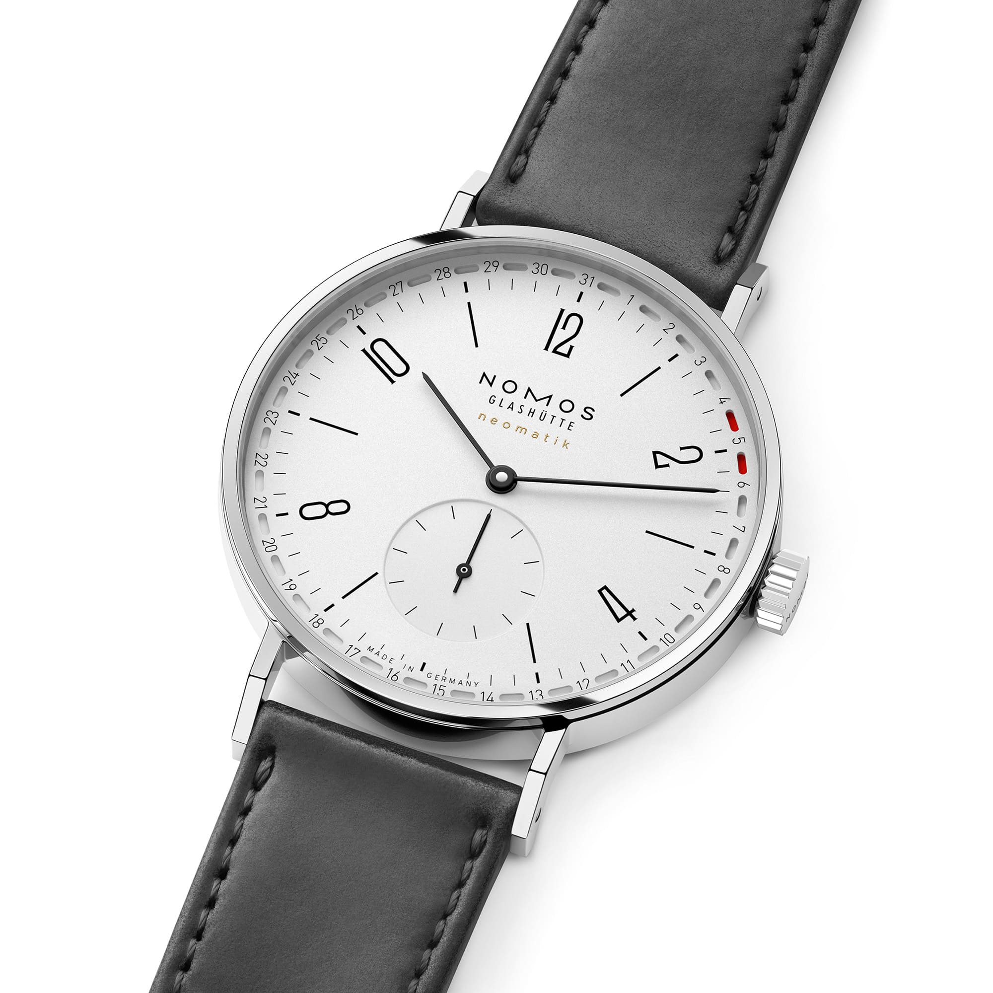NOMOS Glashütte Tangente Neomatik 38 Update - Edelstahlboden bei Juwelier Fridrich in München