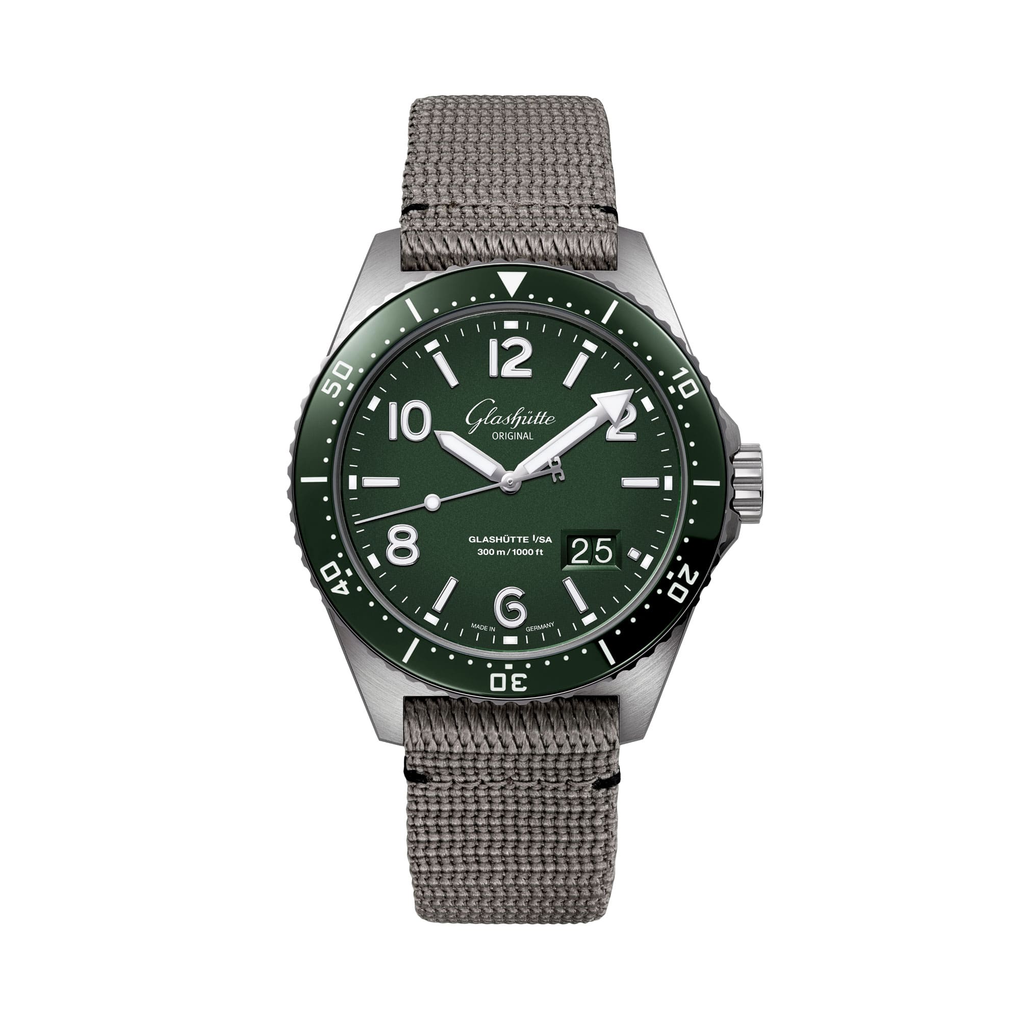 SeaQ Panoramadatum von Glashütte Original bei Juwelier Fridrich in München